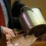 A lawyer held the pot Martin Blackwell used to pour boiling water on his girlfriend's gay son. 