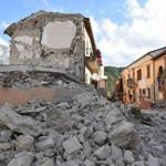 ARQUATA DEL TRONTO, ITALY - AUGUST 24: A view of buildings damaged by the earthquake on August 24, 2016 in Arquata del Tronto, Italy. Central Italy was struck by a powerful, 6.2-magnitude earthquake in the early hours, which has killed at least thirteen people and devastated dozens of mountain villages. Numerous buildings have collapsed in communities close to the epicenter of the quake near the town of Norcia in the region of Umbria, witnesses have told Italian media, with an increase in the death toll highly likely (Photo by Giuseppe Bellini/Getty Images) *** BESTPIX ***
