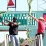 David Ortiz officially opened The Big Papi Maze with a swing of the bat Tuesday.