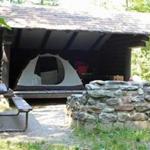 Try a log lean-to at Smugglers? Notch State Park for nature on a budget.