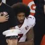On Sept. 1, San Francisco 49ers quarterback Colin Kaepernick kneeled during the national anthem before a preseason football game. 