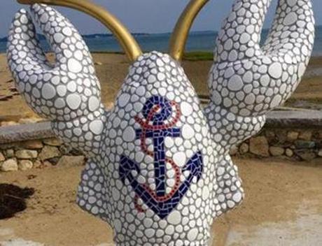 This 150-pound lobster statue was stolen from a park in Plymouth. 
