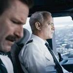 Aaron Eckhart (left) and Tom Hanks in Clint Eastwood?s ?Sully.?