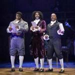From left: Okieriete Onaodowan, Daveed Diggs, and Leslie Odom Jr. in ?Hamilton.? 