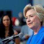 Hillary Clinton held a news conference in White Plains, N.Y. 