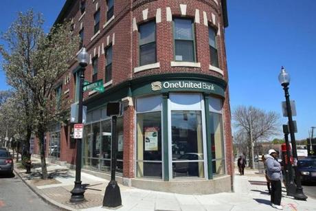 Boston, MA--4/27/2016--OneUnited Bank is photographed, on Wednesday, April 27, 2016. Photo by Pat Greenhouse/Globe Staff Topic: 29oneunited Reporter: Deirdre Fernandes

