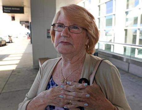 BOSTON, MA - 9/12/2016: At Terminal E, Logan Airport where Marlene Taraskiewicz, mother of Susan Taraskiewicz who was slain Sept. 14, 1992 has walked many a time at this terminal has fought to keep the investigation into her child's death active. She is going to be filming a video with State Police and law enforcement as part of this year's anniversary request for the public's help in solving her murder. (David L Ryan/Globe Staff Photo) SECTION: METRO TOPIC 13coldcase
