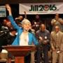 Green Party candidate Jill Stein at a rally in Chicago earlier this month. 