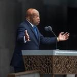 US Congressman John Lewis speaks during the opening ceremony for the Smithsonian National Museum of African American History and Culture September 24, 2016 in Washington, D.C. / AFP PHOTO / ZACH GIBSONZACH GIBSON/AFP/Getty Images