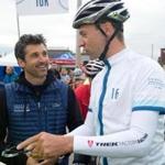 Patrick Dempsey (left) took part in the Dempsey Challenge over the weekend.