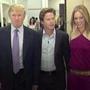 From left: Donald Trump, Billy Bush, and actress Arianne Zucker in a screenshot from the controversial 2005 video.