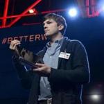 Actor Ashton Kutcher is a judge for the ?Change the World? contest. 