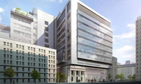 A rendering of Boston Children?s Hospital?s proposed new building.

