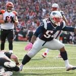Dont'a Hightower stepped up with a sack of Bengals quarterback Andy Dalton in the end zone for a third-quarter safety.