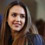 Jessica Alba arrived at the Forbes Under 30 Summit in Boston on Monday.