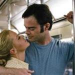 Amy Schumer and Bill Hader in the 2015 film TRAINWRECK, directed by Judd Apatow. 12trainwreck