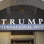 FILE - This Monday, Sept. 12, 2016, file photo, shows the exterior of the Trump International Hotel in downtown Washington. Republican presidential candidate Donald Trump has suggested that his presidential campaign will boost his hotel business and personal brand. But after a tumultuous run up to the election, including lewd statements about women and derogatory remarks about immigrants, thereâ??s some evidence that Trumpâ??s brand is being tarnished. (AP Photo/Pablo Martinez Monsivais, File)