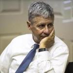 Libertarian candidate for President Gary Johnson meets with The News & Advance editorial board on Monday, Oct. 17, 2016 in Lynchburg, Va. (Jay Westcott/The News & Advance via AP)