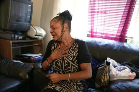 Hope Coleman grieved for her 31-year-old son, Terrence Coleman, who was fatally shot by Boston police early Sunday.
