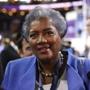 FILE - In this July 25, 2016 file photo, Donna Brazile, interim chair of the Democratic National Committee, appears on the floor of the Democratic National Convention in Philadelphia. CNN says it is 