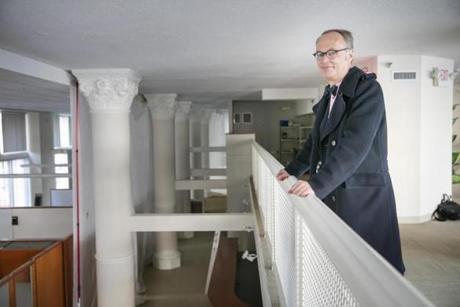 Former America?s Test Kitchen personality Christopher Kimball posed in the home of his new venture earlier this year. In a Suffolk Superior Court lawsuit, America?s Test Kitchen Inc. says Kimball ?literally and conceptually ripped off? his old company.
