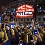 Long-suffering Chicago fans finally got to celebrate a Cubs World Series title when their team beat the Indians Wednesday night. 