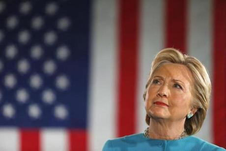 Hillary Clinton appeared at a rally Sunday in Manchester, N.H.
