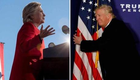 Both Hillary Clinton and Donald Trump promised to end their contentious campaign on a positive note. 
