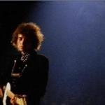 Bob Dylan on stage circa 1966.