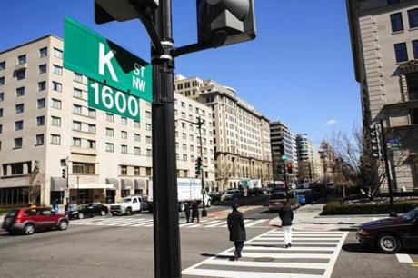 Washington lobbyists, centered around the K Street corridor, have seen a sharp drop in business during the Obama years.
