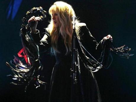 Stevie Nicks performing at TD Garden on Tuesday night. 
