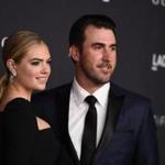 Kate Upton, left, and Justin Verlander arrive at the 2016 LACMA Art + Film Gala on Saturday, Oct. 29, 2016 in Los Angeles. (Photo by Jordan Strauss/Invision/AP)