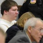 FILE - In this Jan. 19, 2010 file photo, Brendan Dassey, left, listens to testimony at the Manitowoc County Courthouse in Manitowoc, Wis. Dassey, whose homicide conviction was overturned in a case profiled in the Netflix series 