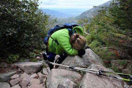 Stacey Kozel has hiked more than two-thirds of the Appalachian Trail, a grueling quest, and she?s trekking solo with a major disadvantage: She cannot walk on her own.
