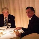 President-elect Donald Trump and Mitt Romney dined at Jean-Georges restaurant in New York City on Tuesday.