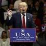 President-elect Donald Trump spoke during a rally in Cincinnati, Ohio, on Thursday. 