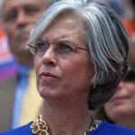 BOSTON, MA - 6/30/2016:Congresswoman Katherine Clark at a rally calling for gun violence reforms outside State House. Congresswoman Katherine Clark shared the national spotlight last week by organizing a sit-in to try to force action on gun legislation in Congress. Congressman Joseph Kennedy, House Speaker Robert DeLeo, Senate President Stan Rosenberg, Attorney General Maura Healey, Suffolk County Sheriff Steven Tompkins and other local officials and state lawmakers plan to hold a noon rally to push for 