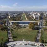 In this Nov. 15, 2016 photo, inaugural preparations continue on the West Front of Capitol Hill in Washington, looking at the National Mall and Washington Monument. One thing you can count on during inauguration season in Washington: People of all stripes will find a reason to show up, whether itâ??s to celebrate or commiserate. (AP Photo/Susan Walsh)