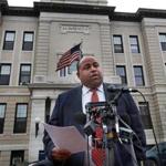Lawrence Mayor Daniel Rivera held a press conference across the street from City Hall to discuss the latest developments in the case of Lee Manuel Viloria-Paulino. 