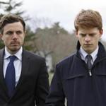This image released by Roadside Attractions and Amazon Studios shows Lucas Hedges, right, and Casey Affleck in a scene from 