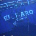 An undated National Transportation Safety Board image showed the stern of the sunken cargo ship El Faro.