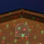 A Colorado home was lit up for the holidays with a Star Shower Laser Light in lieu of traditional lights.