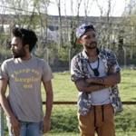 Donald Glover as Earnest Marks, left, and Keith Standfield as Darius in a scene from ?Atlanta.? 