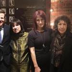 ?Fingersmith? director Bill Rauch, supporter Harriet Leve, playwright Alexa Junge, and Lily Tomlin. 