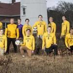 Eastham, MD - 12/7/2016 - The Nauset Regional soccer team poses for a portrait in Eastham, MD on December 7, 2016. (Keith Bedford/Globe Staff) Topic: Reporter: 