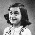 Anne Frank in 1942. The Jewish teenager died of typhus in the Bergen-Belsen concentration camp in May 1945 at the age of 15. 