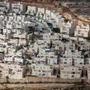 A partial view of the Israeli settlement of Givat Zeev near the West Bank city of Ramallah.