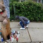 In May, Boby Johnston left a message near site where David Stewart was shot and killed in Dorchester. 