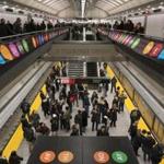 Passengers crowded the newly opened Second Avenue Subway?s 86th Street station in New York on Sunday.