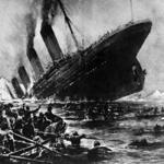 An undated artist?s impression shows the April 14, 1912, sinking of the British luxury passenger liner Titanic.